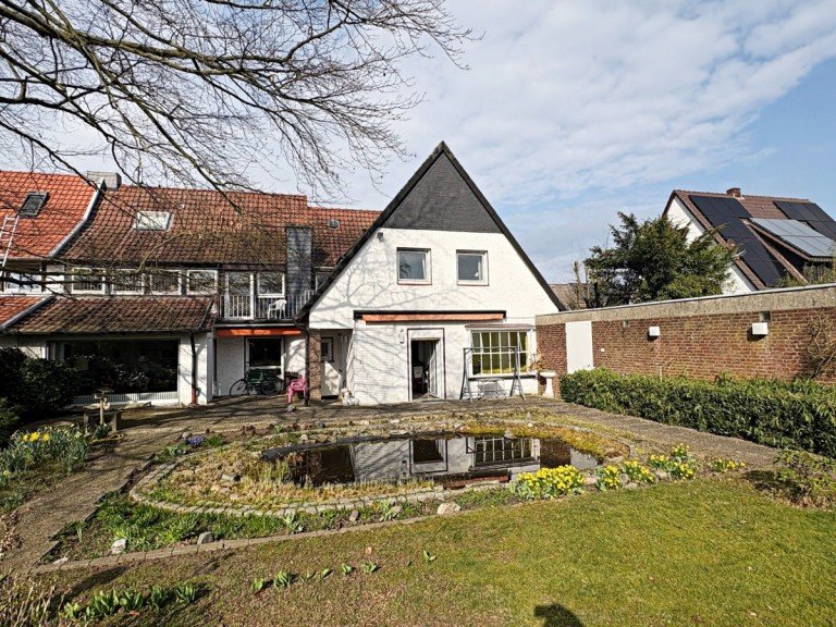 Gartenansicht M�nster Doppelhaush�lfte Ruhig gelegen und doch Zentrumsnah