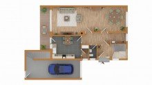 Erdgeschoss Exklusive Doppelhaush�lfte mit gro�z�gigem Raumkonzept und stilvollem Wohnambiente