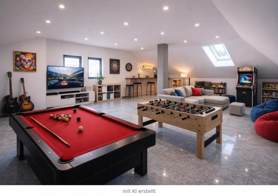 M�gliche Darstellung nach Ausbau (KI-generiert) Doppelhaush�lfte Langerwehe / Hamich