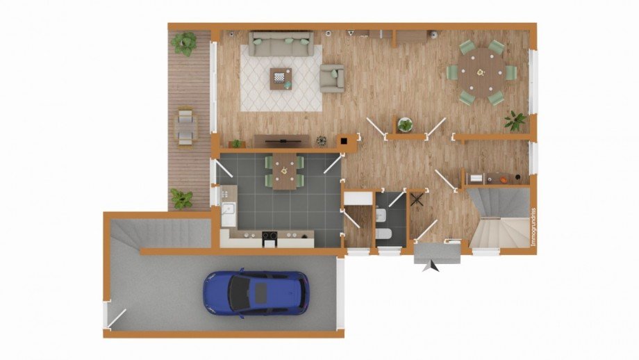 Erdgeschoss Doppelhaush�lfte Langerwehe / Hamich