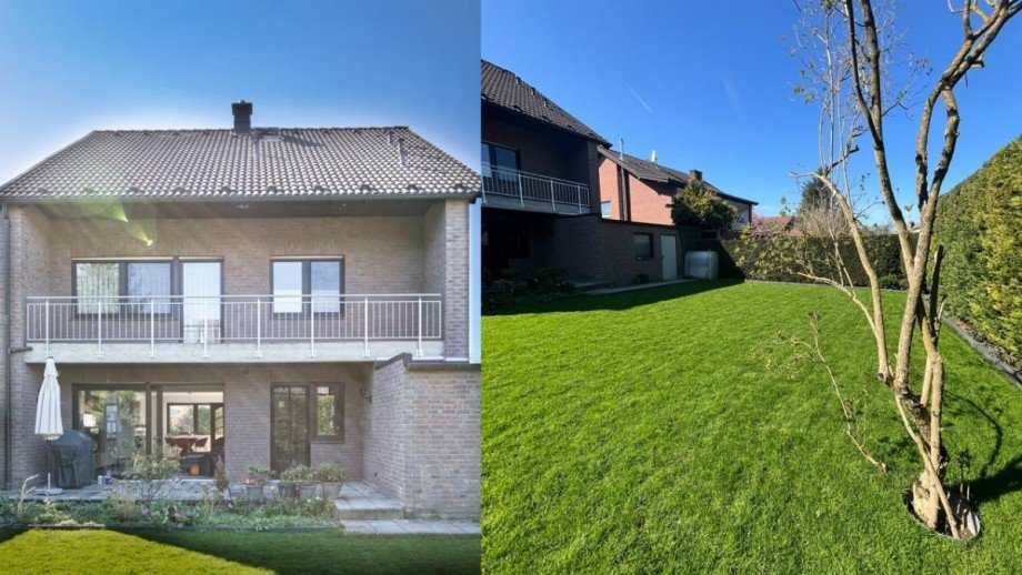 Gartenansicht Doppelhaush�lfte Langerwehe / Hamich