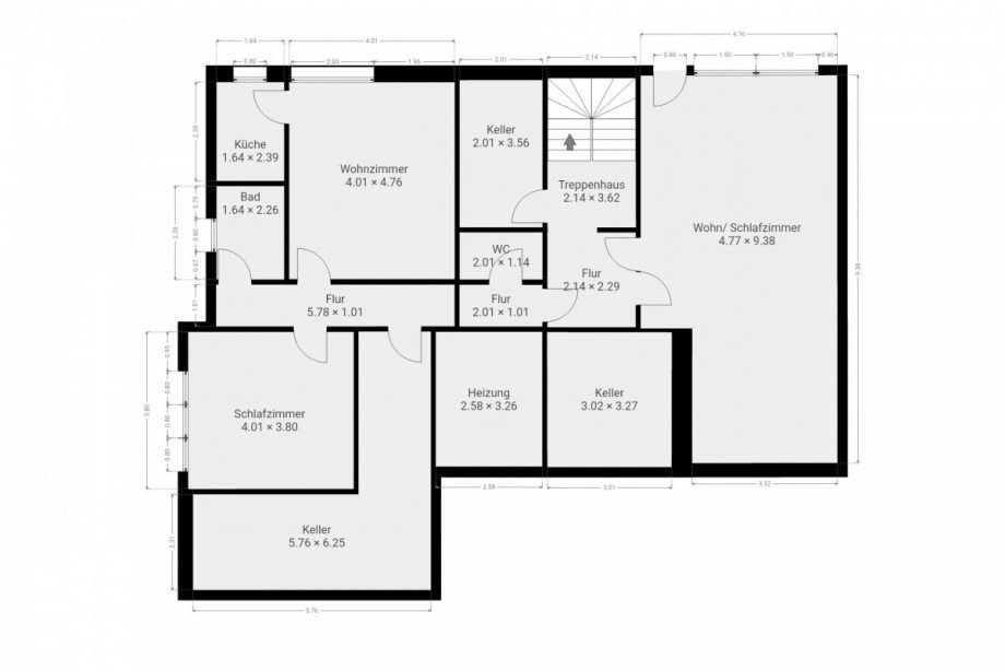 Untergeschoss Zweifamilienhaus Windhagen