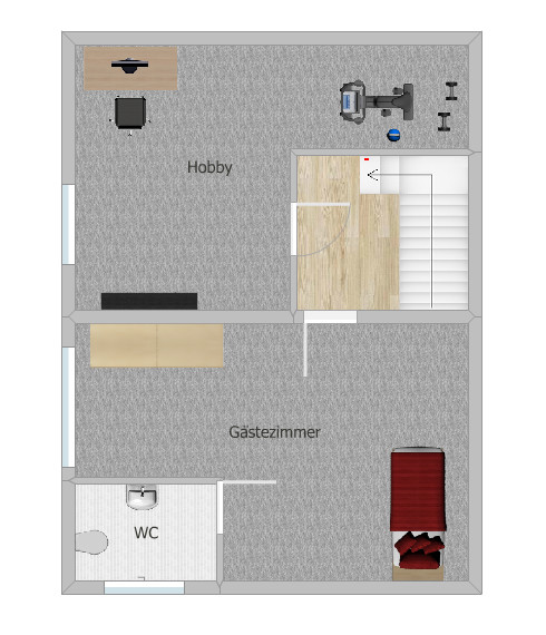 Grundriss DG Doppelhaush�lfte D�ren